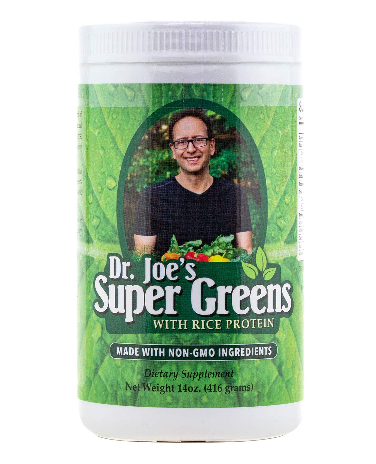 Dr. Joe's Super Greens Powder - Organic Vegan Superfood Supplement with Rice Protein & Essential Nutrients | Boost Energy, Support Digestion & Immunity for Active Lifestyles