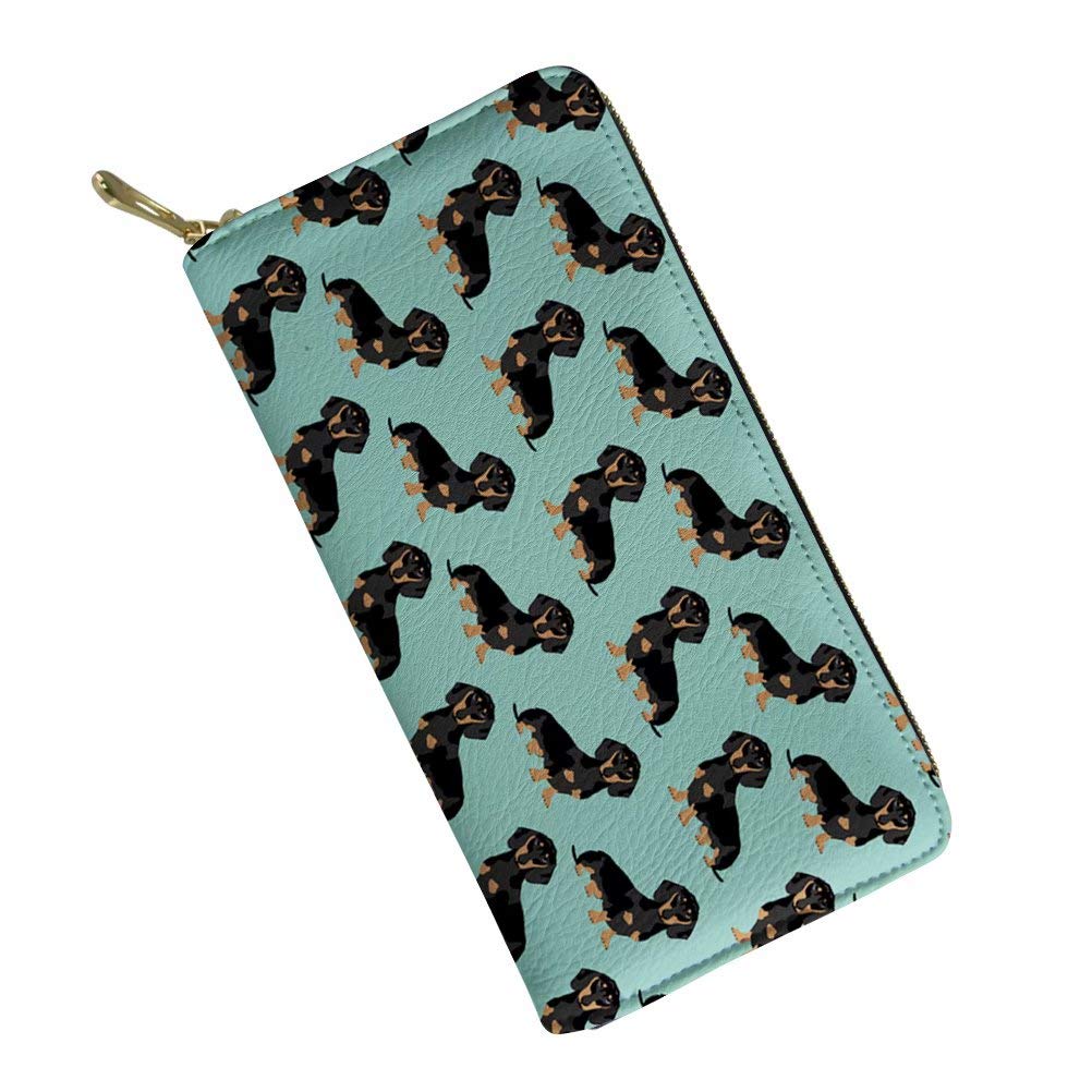 COEQINE Women's Long RFID Blocking Bifold Wallet - Leopard Print Credit Card Holder & Clutch Purse for Everyday Use & Travel | Fashionable Ladies Accessory