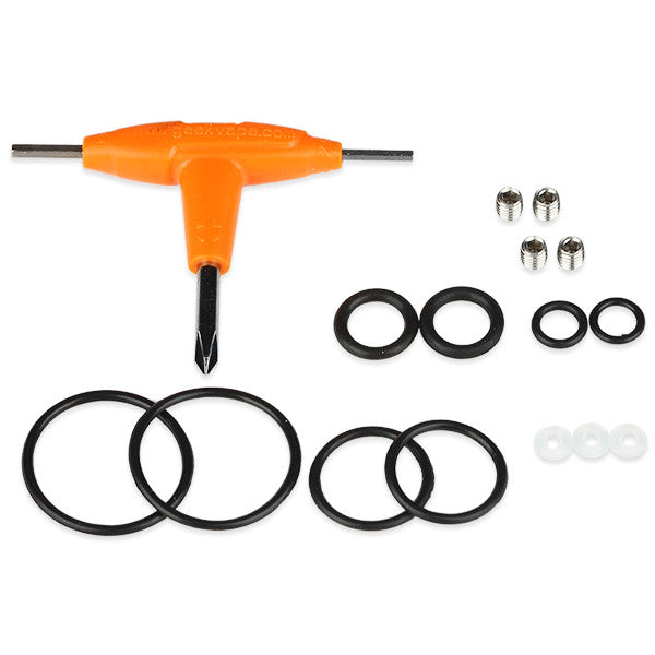 GeekVape Avocado 24 Replacement Parts Kit - Screws, O-Rings & Allen Key for RTA Tank Maintenance | Vape Accessories for DIY Repair & Coil Building