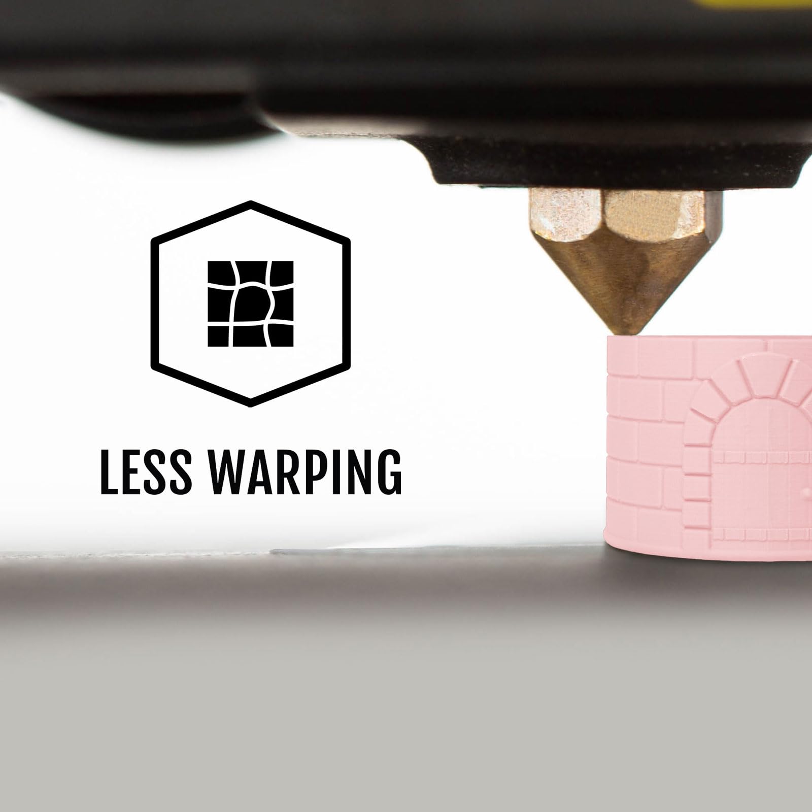 HATCHBOX Matte PLA 3D Printer Filament - 1.75mm, 1kg Spool, Baby Pink - High Precision +/-0.03mm for Smooth 3D Printing - Perfect for DIY Crafts, Prototyping & Home Decor Projects