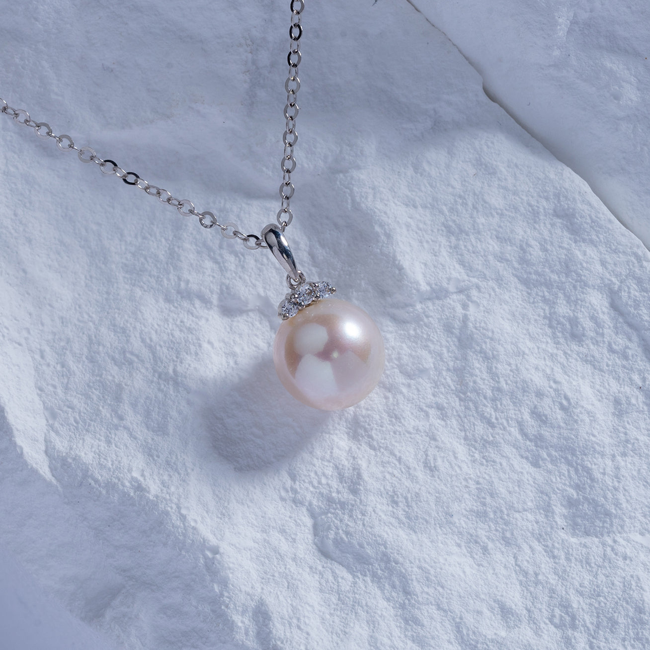 18K Solid Gold Freshwater Pearl Necklace - Elegant Dainty Jewelry Gift for Women - Perfect for Weddings, Anniversaries & Special Occasions