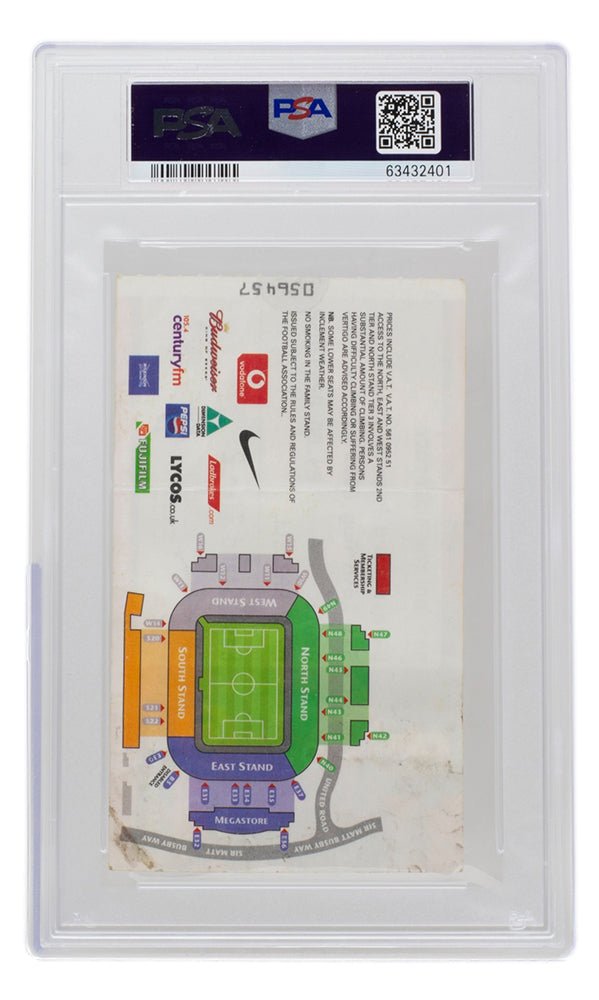 2003 Manchester United Cristiano Ronaldo Rookie Card PSA/DNA Graded FR 1.5 - Rare Soccer Memorabilia for Collectors & Manchester United Fans - Perfect for Display, Investment & Sports Memorabilia Collections