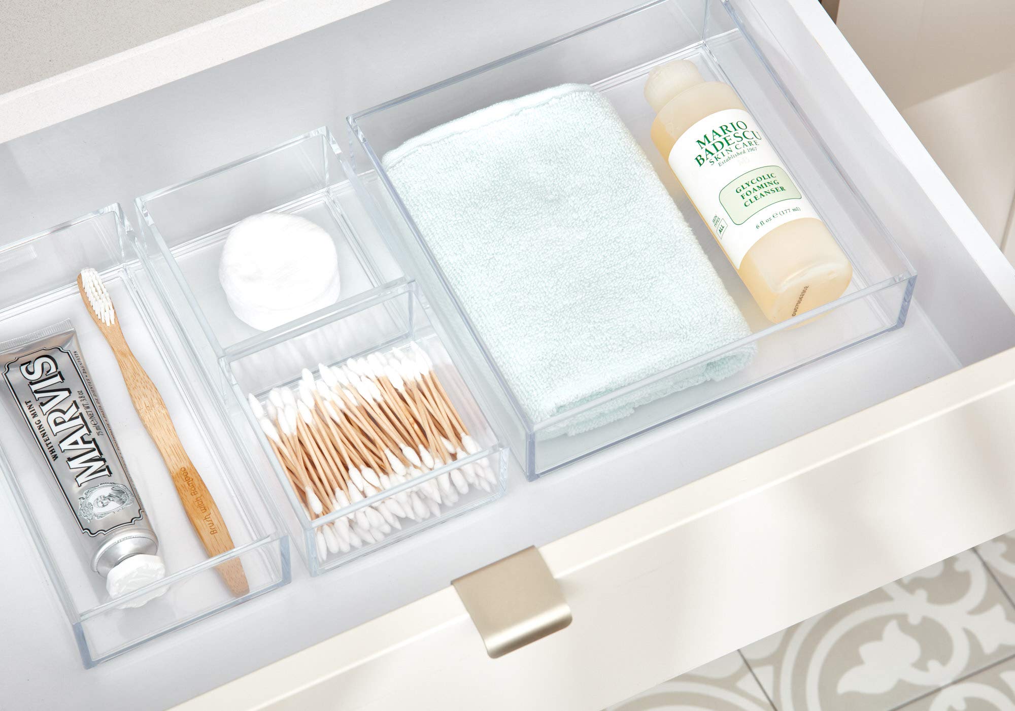 iDesign Clarity Collection Clear Vanity Tray Organizer - 8