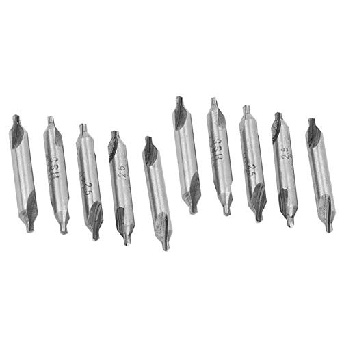 10Pcs High Speed Steel 4341 Drill Bit Set - 2.5mm Straight Shank Woodworking Drill Bits for Metal, Wood & Plastic - Perfect for DIY Projects, Home Repair & Professional Use