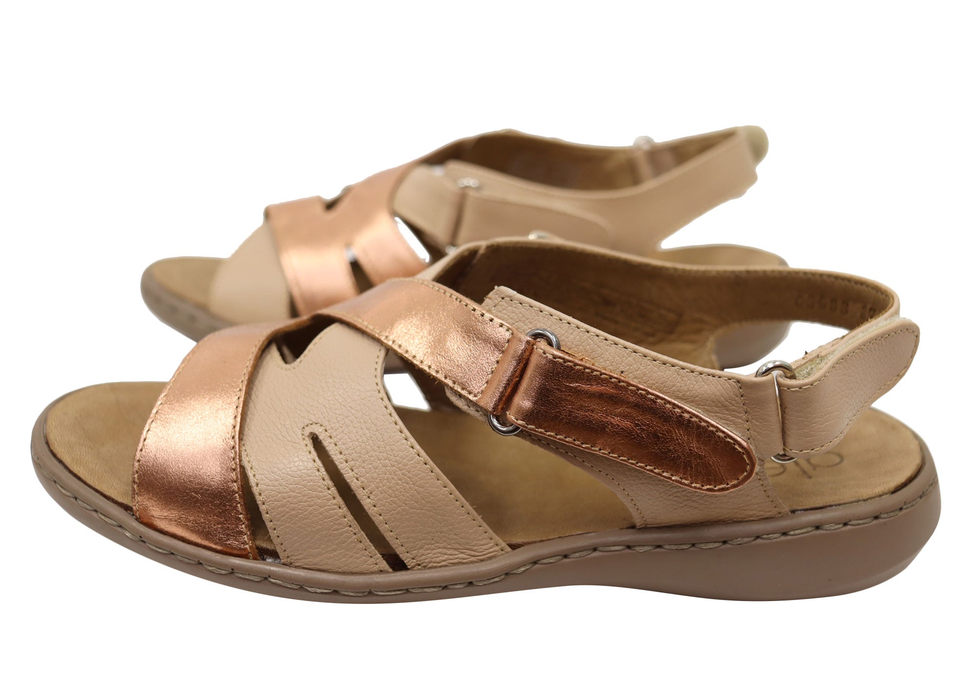 Opananken Larra Women's Comfortable Brazilian Leather Sandals - Stylish & Supportive Summer Footwear for Beach, Travel & Casual Outings