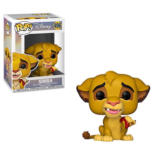 Funko Pop! Disney The Lion King Simba #496 Vinyl Figure – Collectible Toy for Disney Fans, Movie Lovers & Pop Culture Enthusiasts – Perfect for Display, Gifts & Home Decor