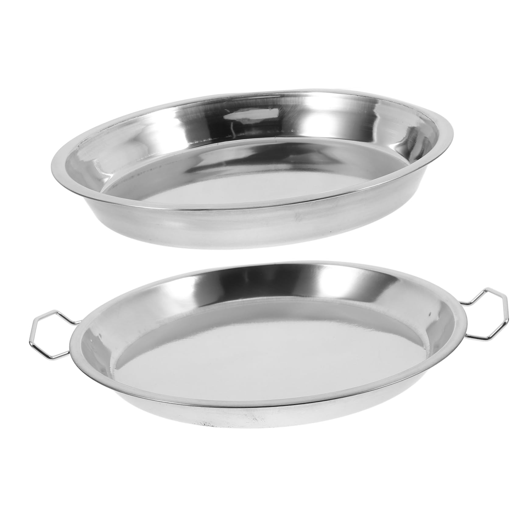 Happyyami Stainless Steel Toddler Plates Set - 3-Piece Unbreakable Kids Dinnerware with Anti-Slip Base for Boys & Girls - Perfect for Snacks, Meals, Daycare & Restaurant Use