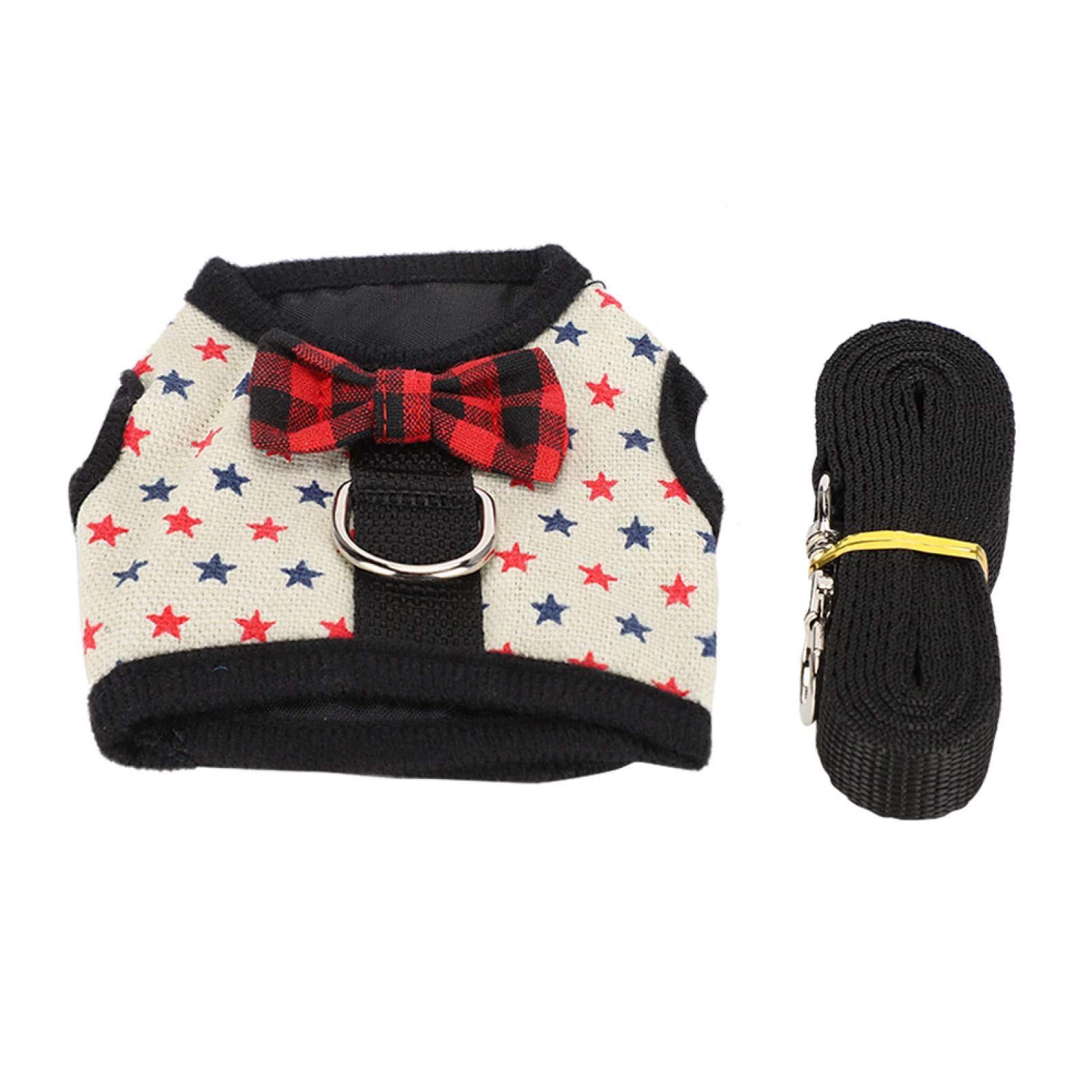 Jeanoko Small Animal Harness for Rabbits, Guinea Pigs & Hamsters - Adjustable Chest Strap Leash Inspired by My Neighbor Totoro - Perfect for Outdoor Walks, Pet Training & Costume Play
