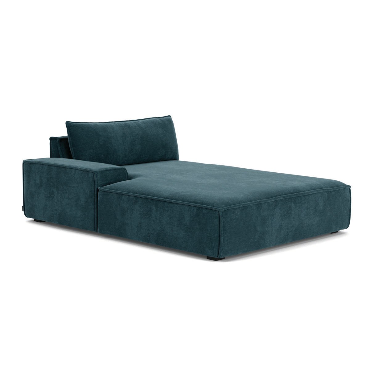Daphne Fabric 1-Seater Left Chaise Modular Sofa - Modern Living Room Furniture for Small Spaces & Apartments
