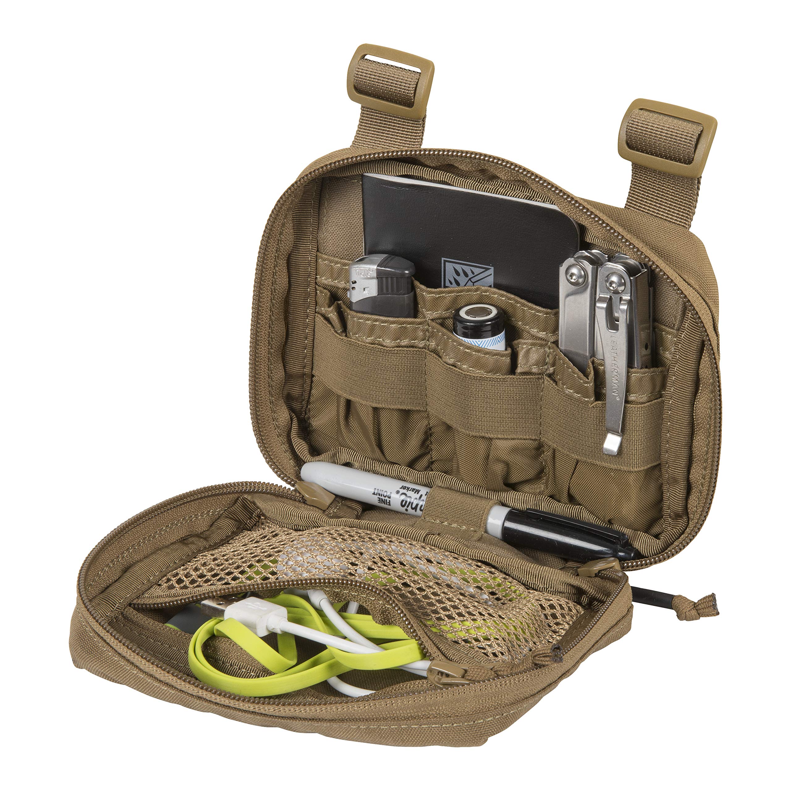 Helikon-Tex EDC Insert Medium Shadow Grey - Tactical Organizer for Everyday Carry Gear | Perfect for Backpacks, Bug Out Bags & Range Kits