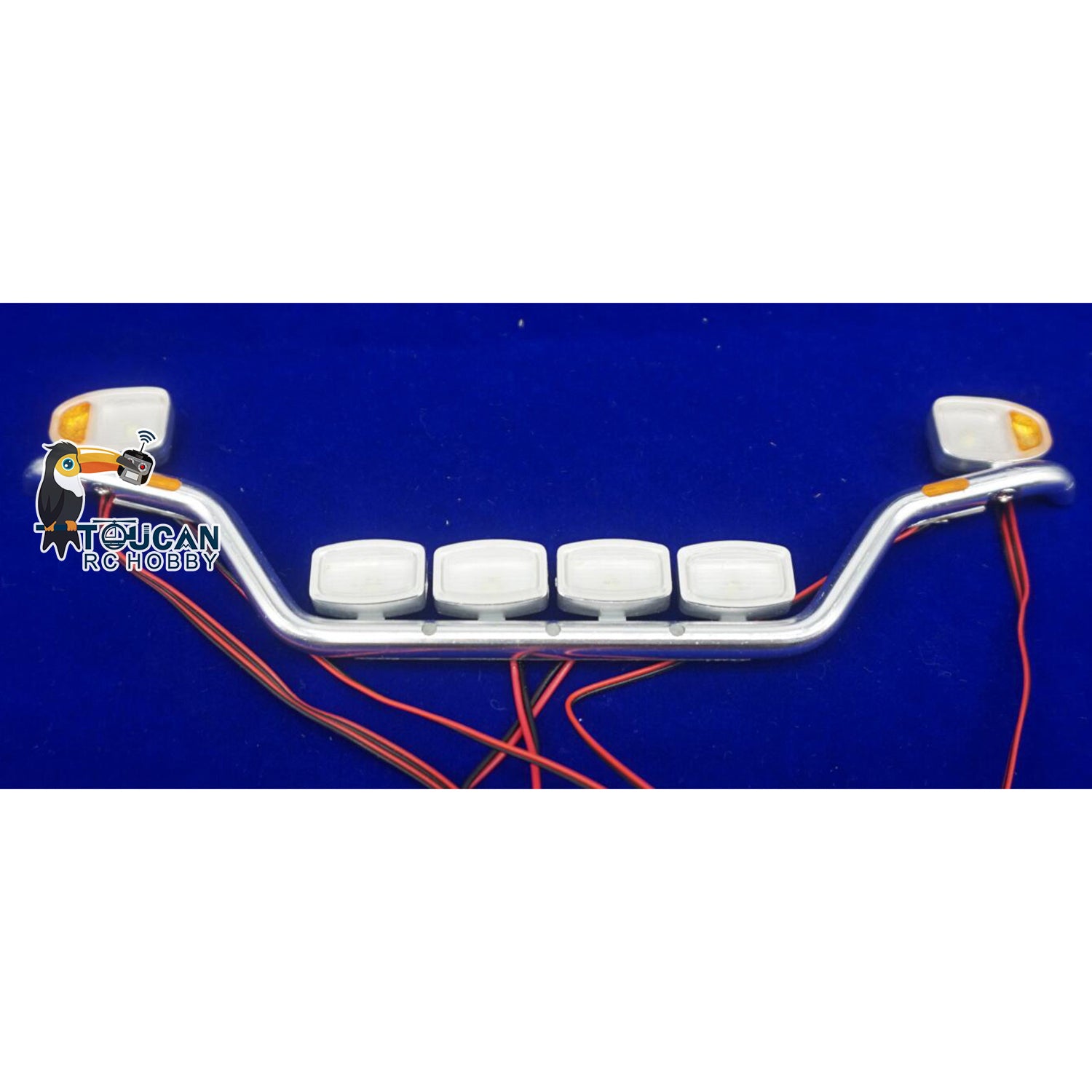 1/14 Scale RC Tractor Truck LED Light Bar - Compatible with 56323, 56371, 770S Remote Control Models - DIY Hobby Accessory for Night Crawling & Off-Road Racing