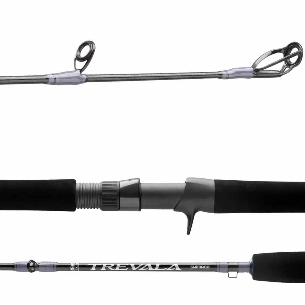 Shimano Trevala B Casting Rods - Lightweight Graphite Fishing Rod for Saltwater & Freshwater - Perfect for Jigging, Trolling & Bottom Fishing