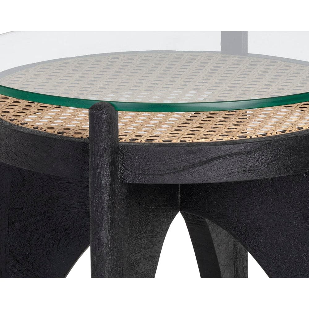 Adora End Table - Modern Nightstand with Storage Shelf, Small Side Table for Living Room, Bedroom, Office - Perfect for Holding Lamps, Books, and Decor