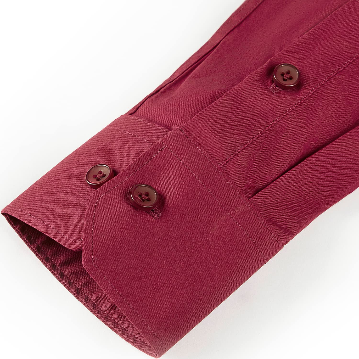 Premium Men's Regular Fit Dress Shirt - Button Up Long Sleeve Stretch Business Shirt for Office & Formal Occasions | Wrinkle-Resistant Textured Fabric for All-Day Comfort