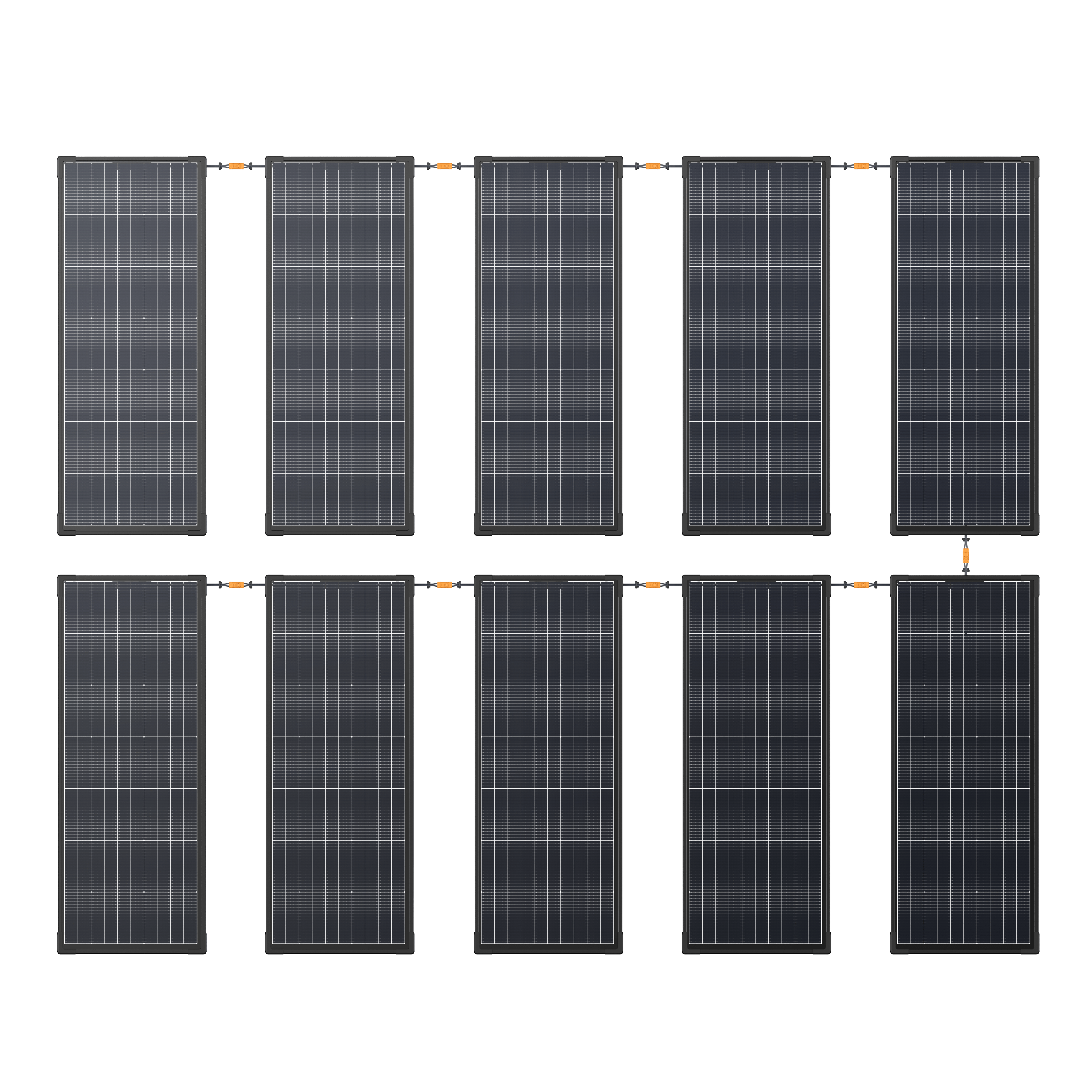 EcoFlow 130W RVMax Rigid Solar Panel - High Efficiency Portable Solar Charger for RV, Camping, Off-Grid Power & Emergency Backup
