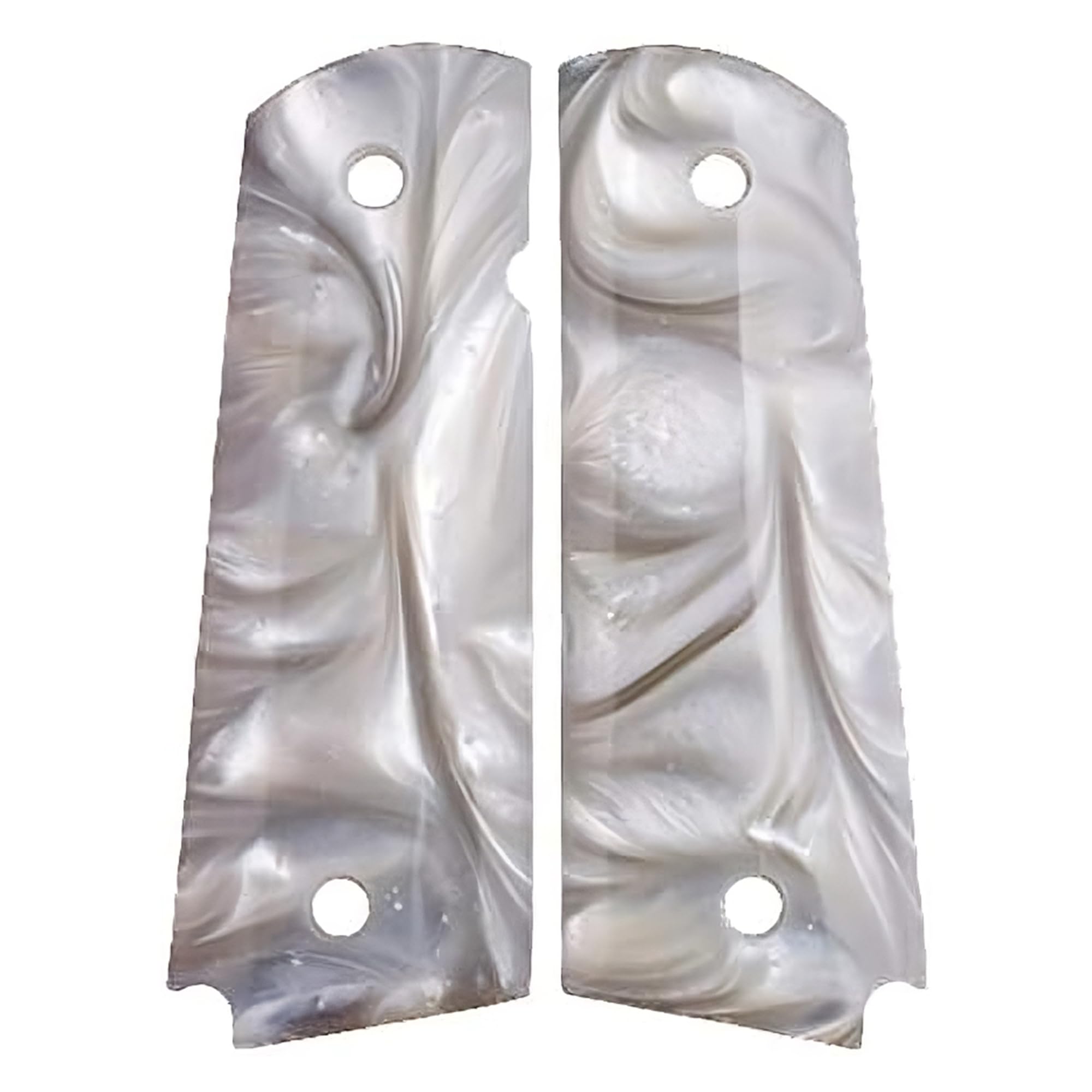 Premium 1911 Pearl Gun Grips - Compatible Replacement for Colt Government, Taurus, S&W, Springfield, Rock Island - Perfect for Concealed Carry & Competitive Shooting