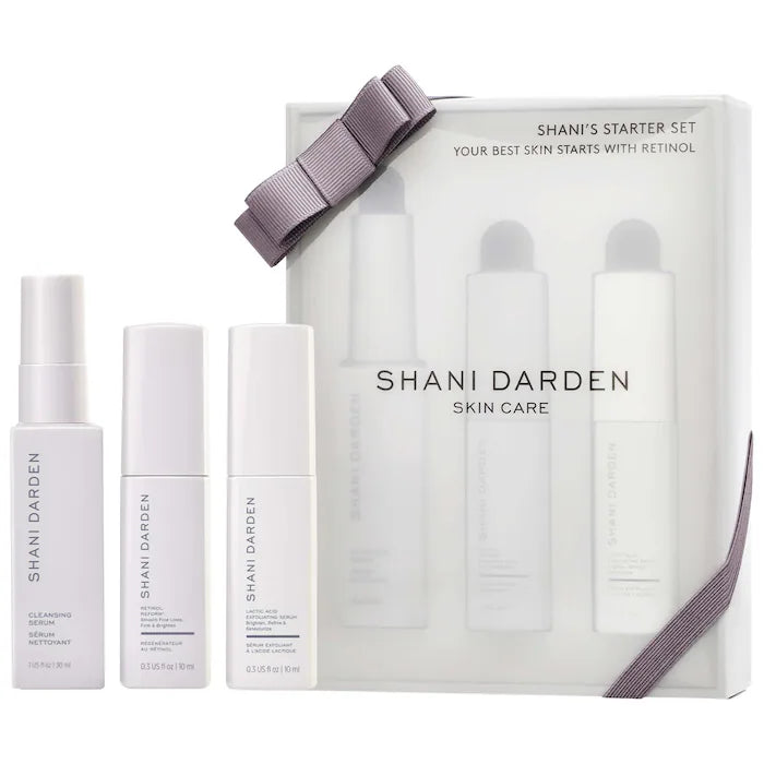 Shani Darden Retinol Skincare Set - Cleansing & Hydration Starter Kit for Anti-Aging & Glowing Skin | Perfect for Nighttime Routine & Sensitive Skin Care
