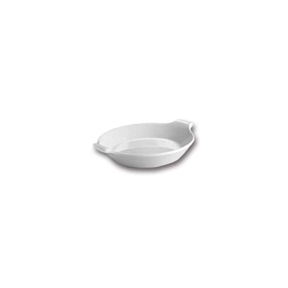16 Oz. White Au Gratin & Shirred Egg Baking Dish - Perfect for Casseroles, Eggs, and Desserts | Oven & Microwave Safe