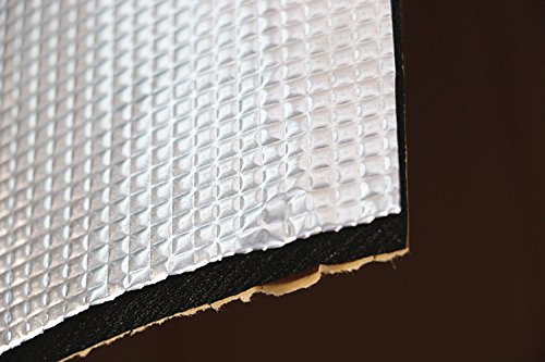 SOOMJ Heat Shield & Sound Deadening Mat - Aluminum Foil Insulation for Car Engine & Vehicle Noise Reduction - Perfect for Automotive, RV, and Boat Soundproofing Applications