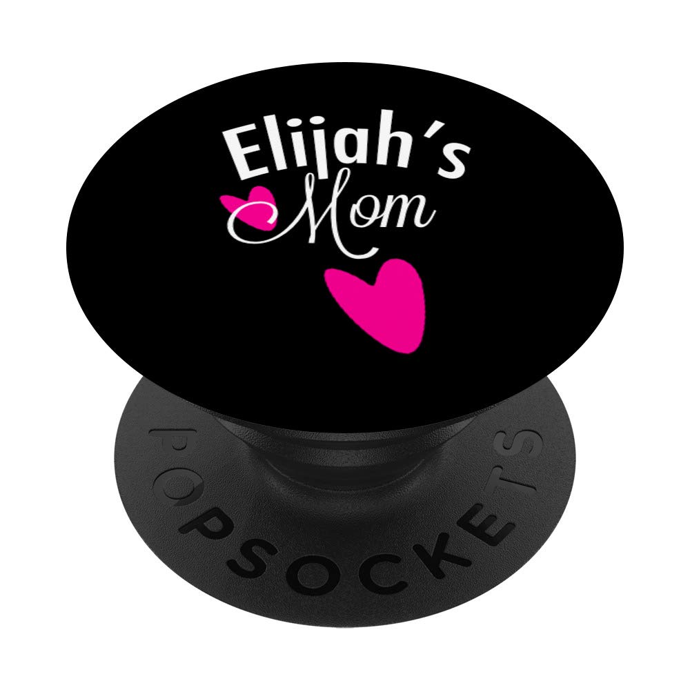 Elijah's Mom Pink Hearts T-Shirt - Cute Heart Print Top for Women & Girls - Perfect for Valentine's Day, Mother's Day & Family Matching Outfits