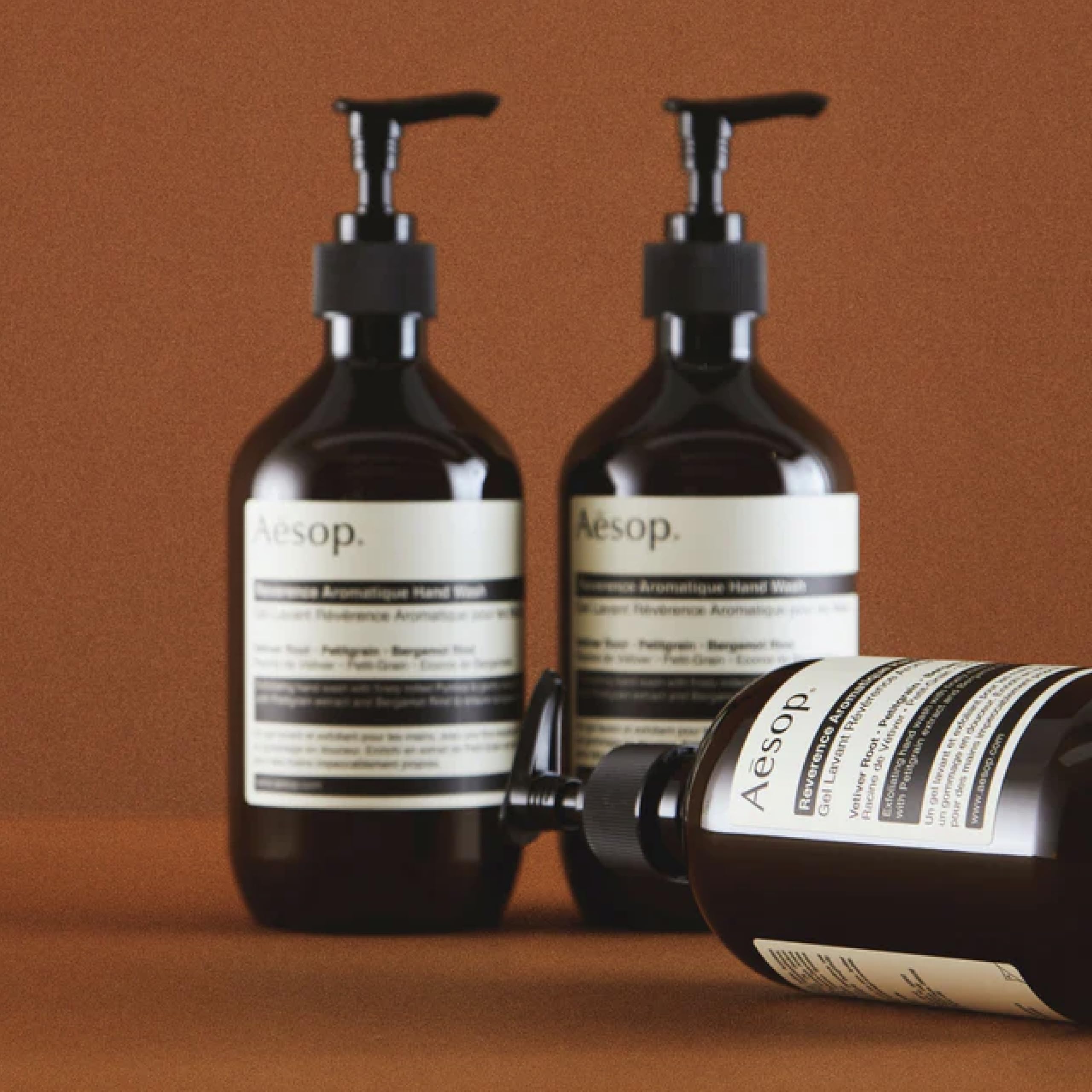 Aesop Reverence Aromatique Hand Wash & Geranium Leaf Body Cleanser - 500mL/16.67oz | Paraben-Free, Cruelty-Free & Vegan | Luxury Hand & Body Wash for Spa, Bathroom & Home Use