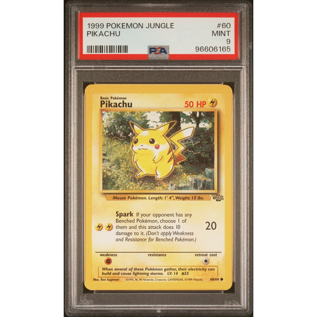 2006 Pokemon Jungle Pikachu 60/64 PSA 9 Graded Card - Rare Collectible for Pokemon TCG Fans & Display Case Showpiece