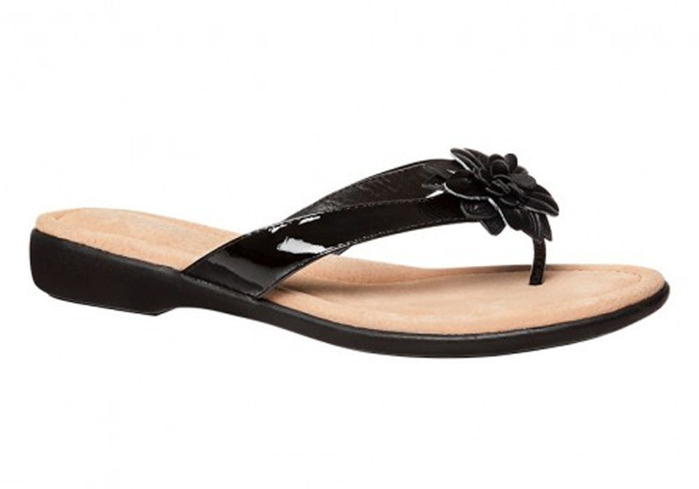 Hush Puppies Women's Veta Leather Thong Sandals - Comfortable & Stylish for Casual Wear, Beach, and Summer Outings