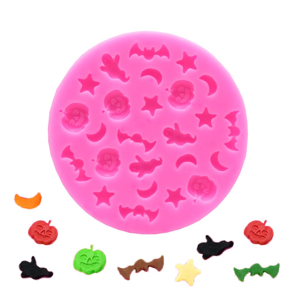 2Pcs Silicone Moon Cake Molds for Gelatin, Cakesicles & Cheese - Halloween Baking Tools | Perfect for DIY Desserts, Party Treats & Holiday Baking