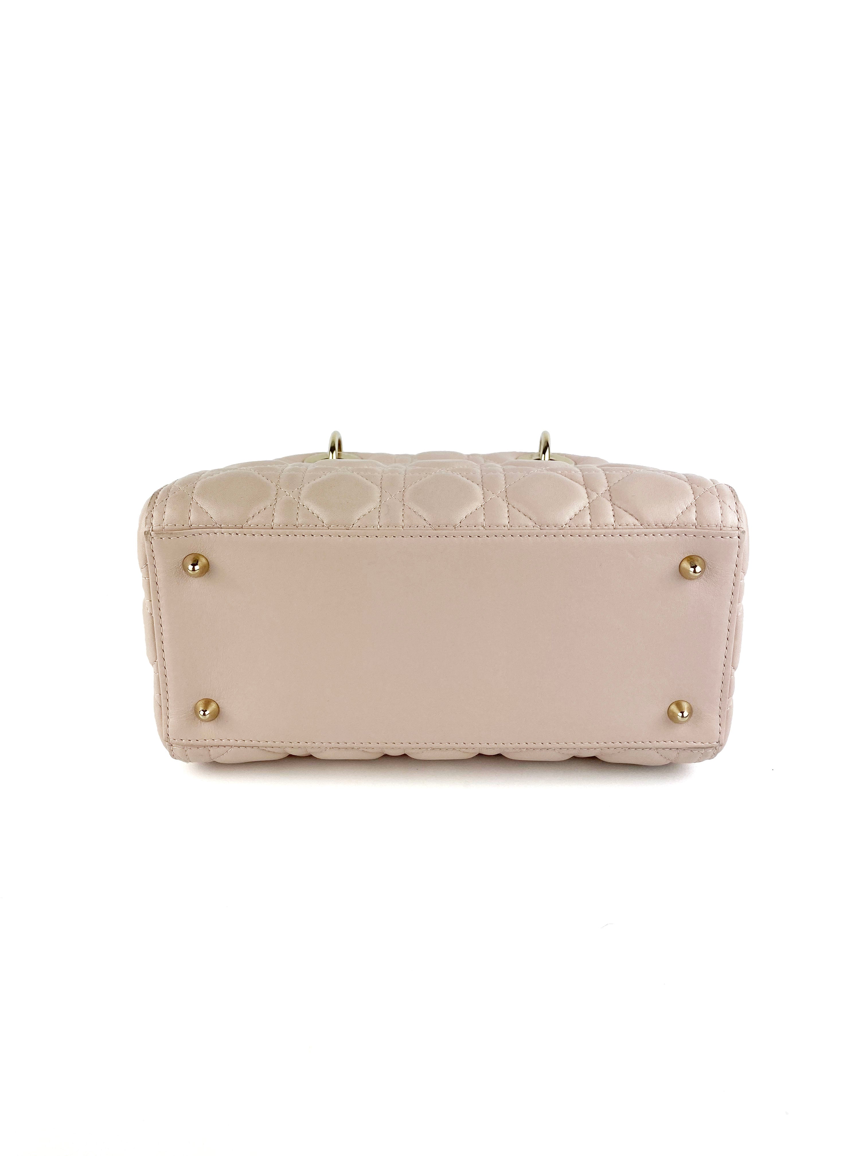 Dior Medium Pink Lady Dior Handbag - Luxury Designer Shoulder Bag for Women | Perfect for Parties, Weddings & Special Occasions