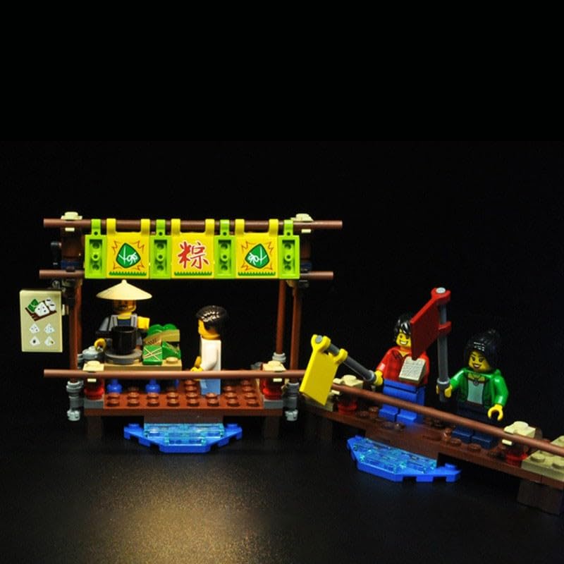 80103 LED Lighting Kit for Boat Racing Building Blocks - No Model Set Included - Classic Version Decorative Model Lamp - Perfect for DIY Projects, Home Decor, and Model Enthusiasts