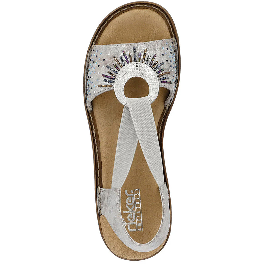 Rieker Regina 60880 Women's Comfortable Slip-On Shoes for Walking, Work & Casual Wear - Lightweight & Stylish Footwear for Everyday Use