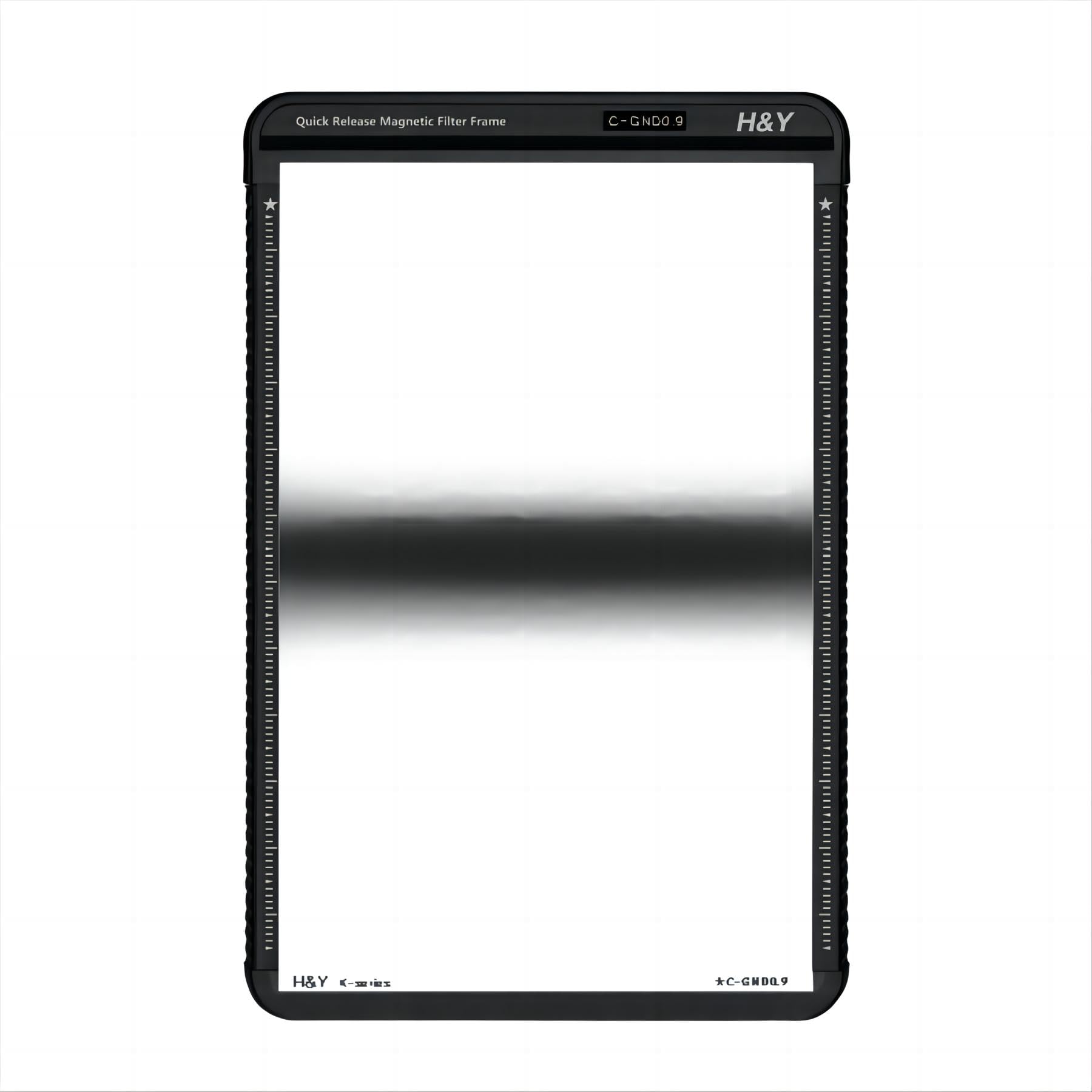 H&Y K Series Magnetic GND0.9 Filter - 100×150mm Graduated Neutral Density Filter (3 Stops) for Landscape Photography - Compatible with K Series 100mm Magnetic Filter Holder - Perfect for Sunset, Seascape & Long Exposure Shots