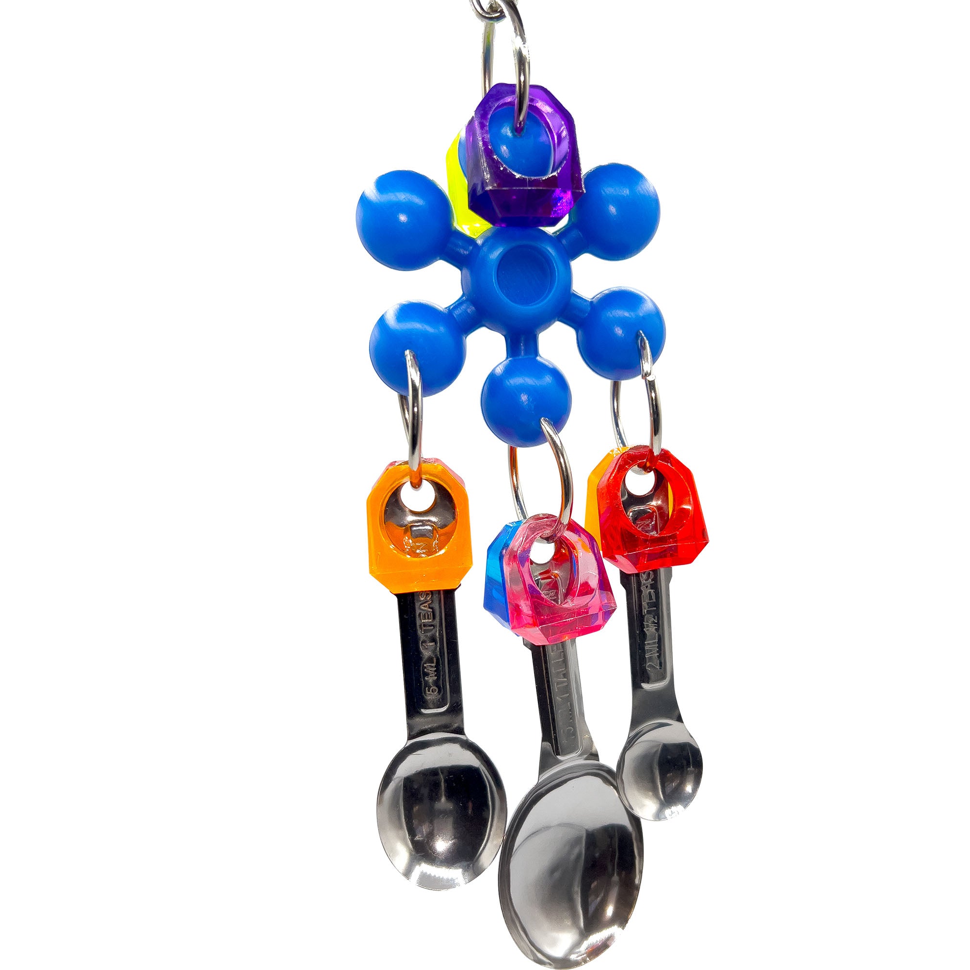 1018 Bubble Ring Spooner - Stainless Steel Cocktail Stirring Spoon with Unique Bubble Design - Perfect for Mixing Drinks, Cocktails, and Coffee at Home Bars & Parties