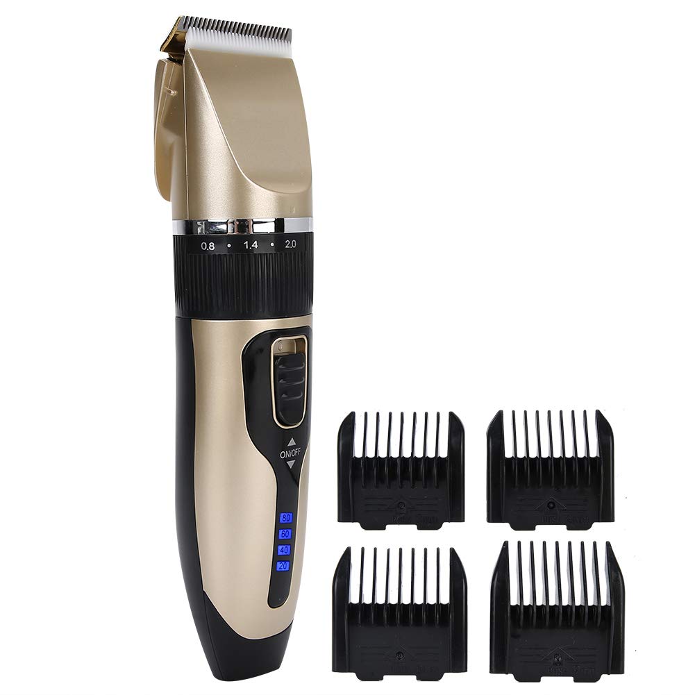 Professional Rechargeable Electric Hair Clipper & Trimmer Kit - High Precision Haircut Tool for Men & Women - Cordless Hair Styling for Home & Travel Use - Perfect for DIY Haircuts, Beard Trimming & Pet Grooming