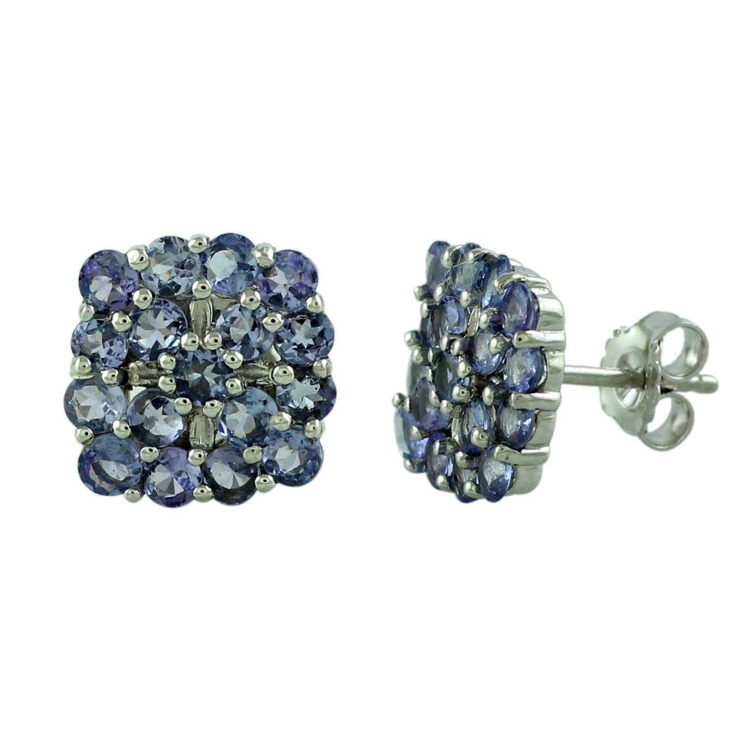 925 Sterling Silver Carillon Cluster Earrings for Women - Elegant Dangle Earrings for Parties, Weddings & Everyday Wear