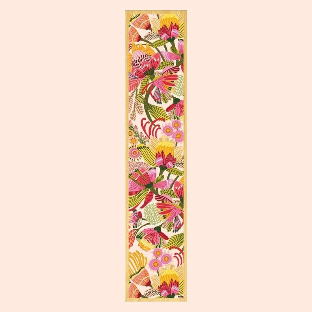 Exotic Wild Protea Flowers Australian Wooden Bookmark - Perfect for Book Lovers, Travel Gifts & Nature-Inspired Decor