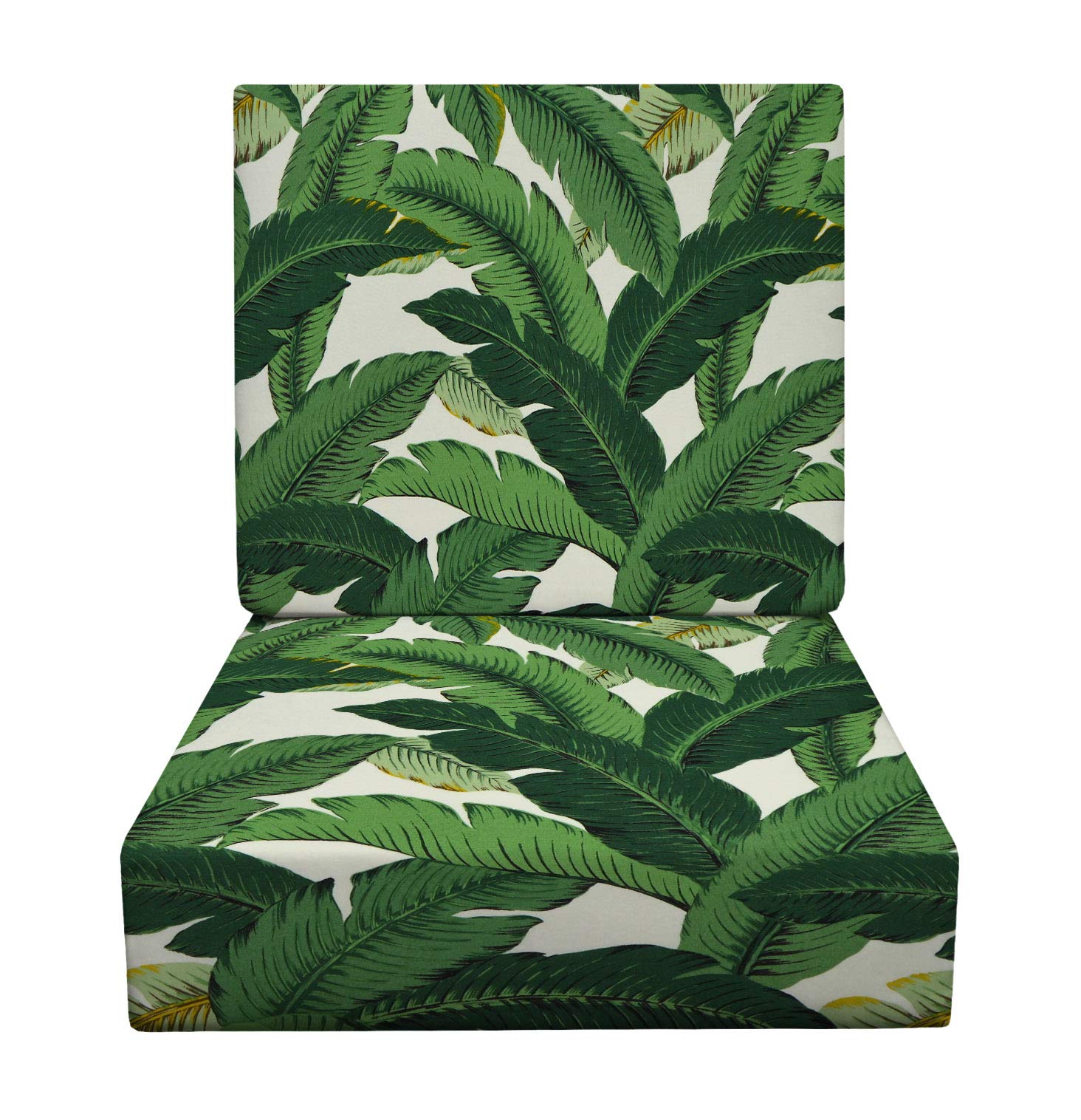RSH DECOR: 24” x 27” Deep Seating Foam Cushion Set - All-Weather Waterproof & Fade-Resistant Outdoor Patio Furniture Cushions - Perfect for Poolside Lounging, Garden Chairs & Backyard Relaxation