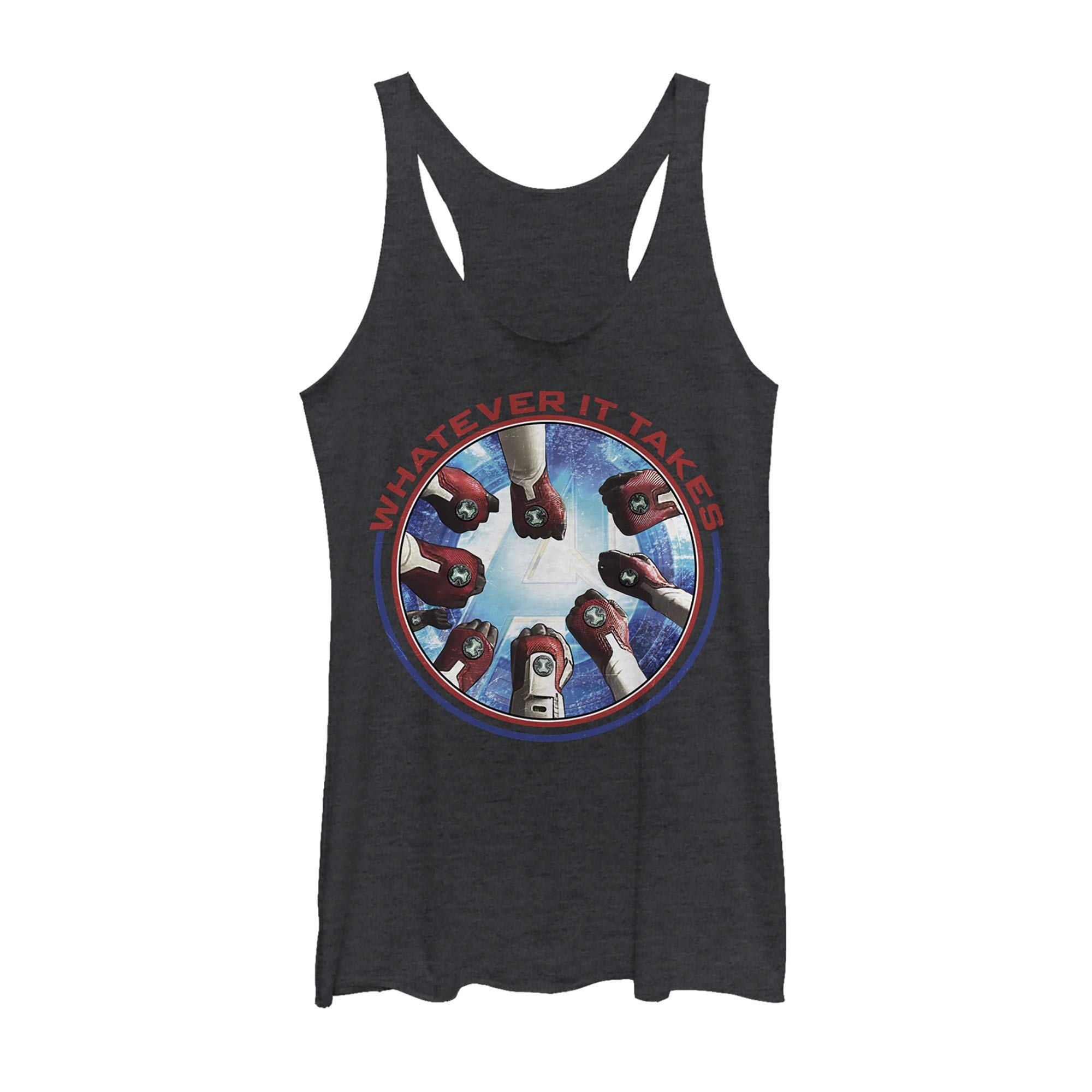 Marvel Avengers Women's Racerback Tank Top - Superhero Graphic Tee for Women - Perfect for Cosplay, Comic Con & Casual Wear