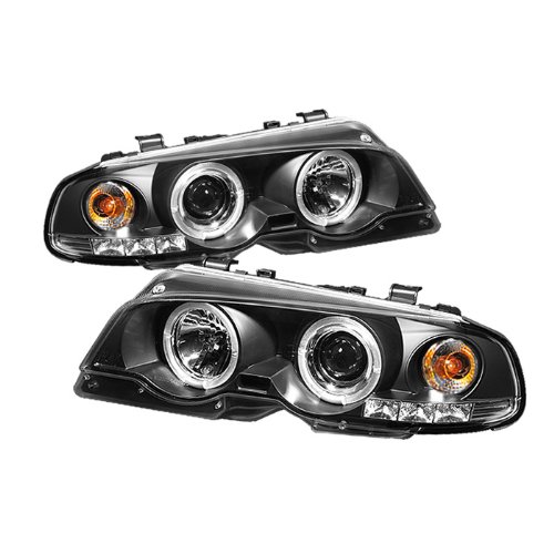 High-Performance LED Halo Headlights for BMW 3-Series (2000-2003) - Black/Clear Lens - Upgrade Your Night Driving Experience