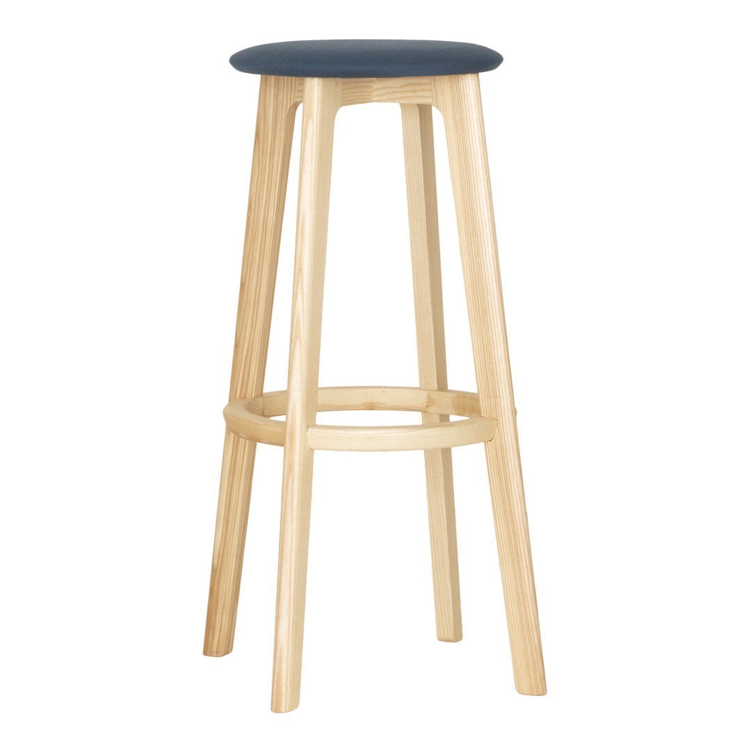1.3 Bar Stool with Close Upholstered Seat - Modern Kitchen Island & Home Bar Stool for Dining & Entertainment Areas