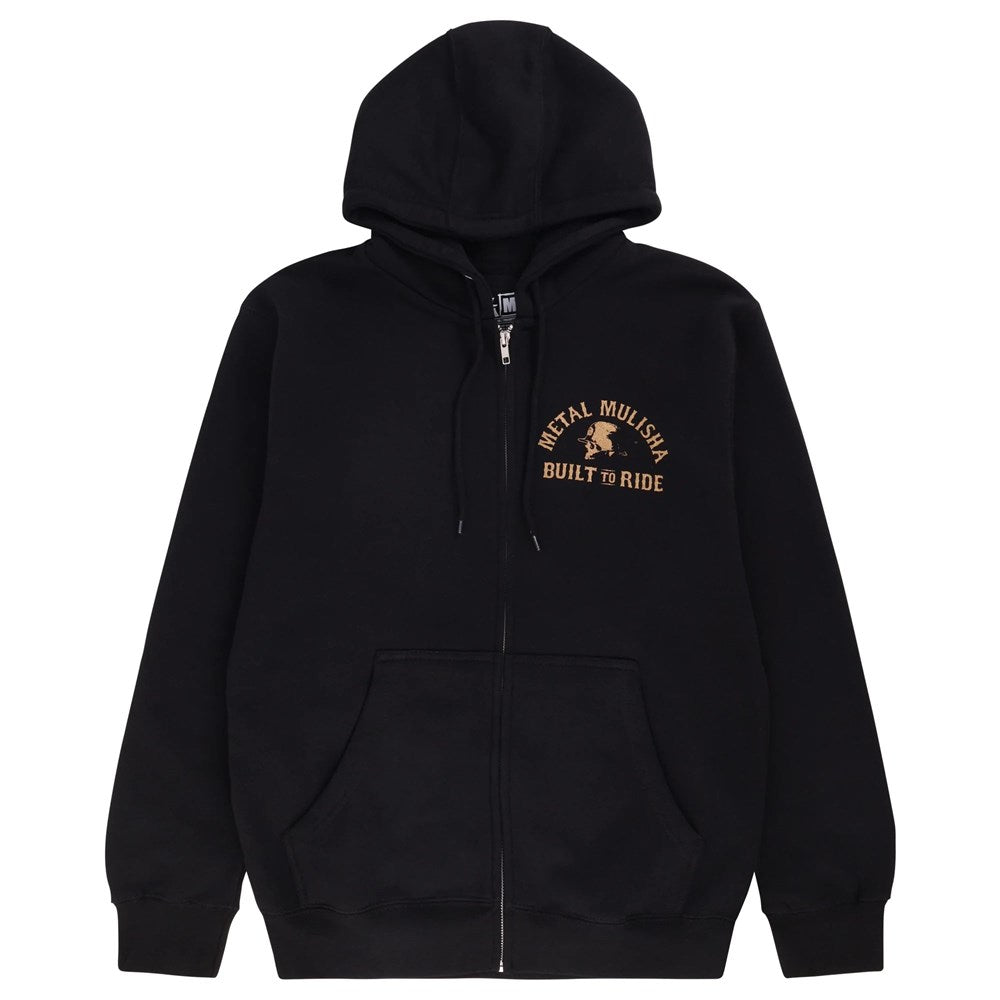 Metal Mulisha Service Zip Hoody - Men's Premium Zip-Up Hoodie for Streetwear & Skateboarding | Perfect for Casual Wear, Gym & Outdoor Activities