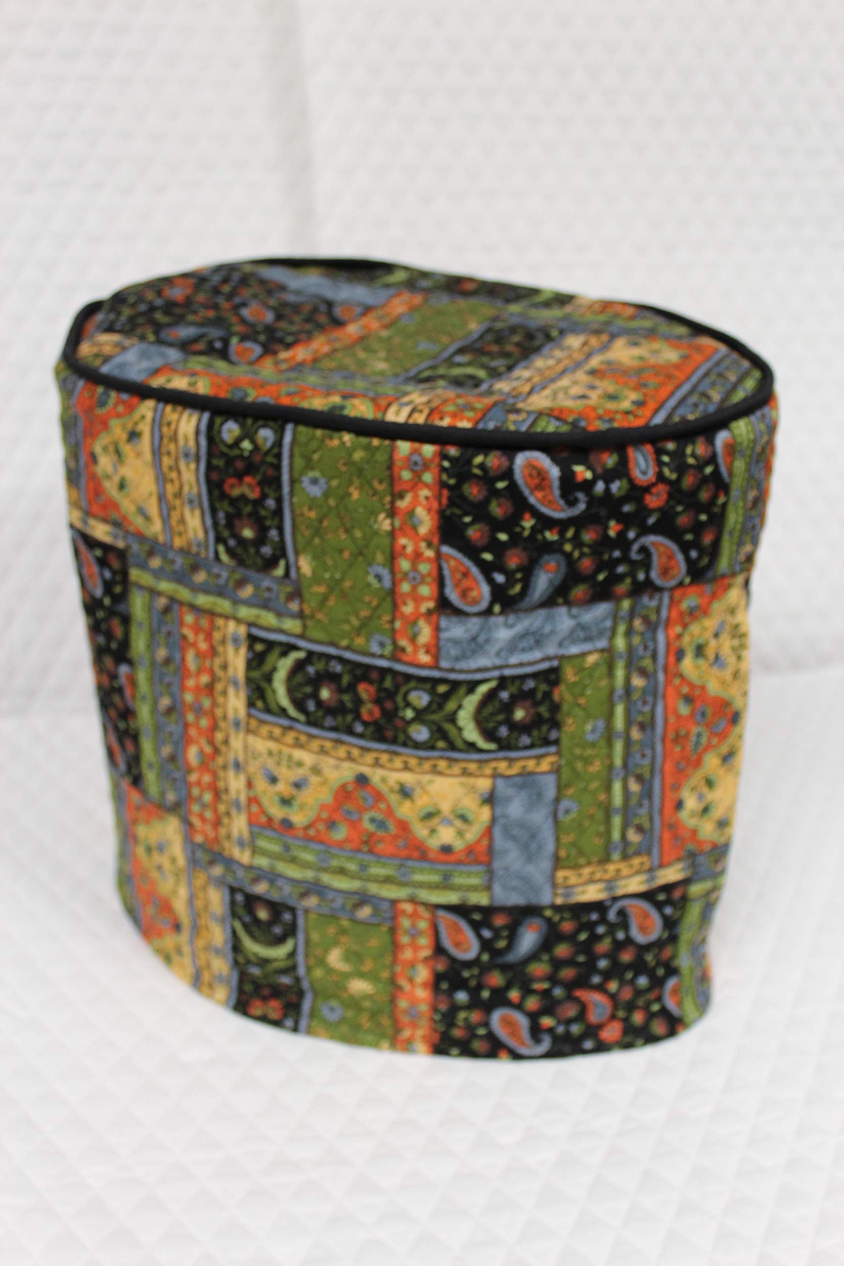 Quilted Instant Pot Pressure Cooker Cover - 8 Quart Size, Black Patch - Perfect for Kitchen Storage & Countertop Protection