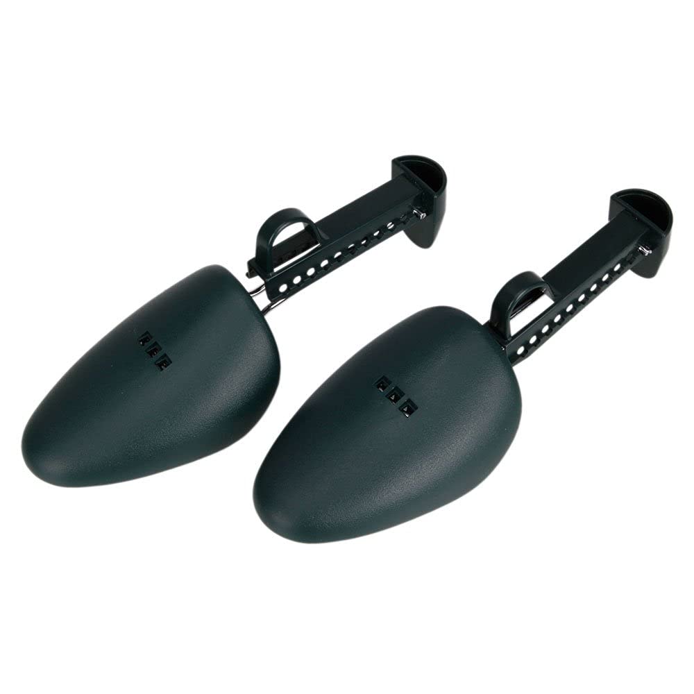 Adjustable Plastic Shoe Tree Stretchers for Men - Sneaker Shoe Care & Travel Organizer - Prevent Creases & Odor - Perfect for Dress Shoes, Sneakers & Boots (Home, Office & Travel Use)