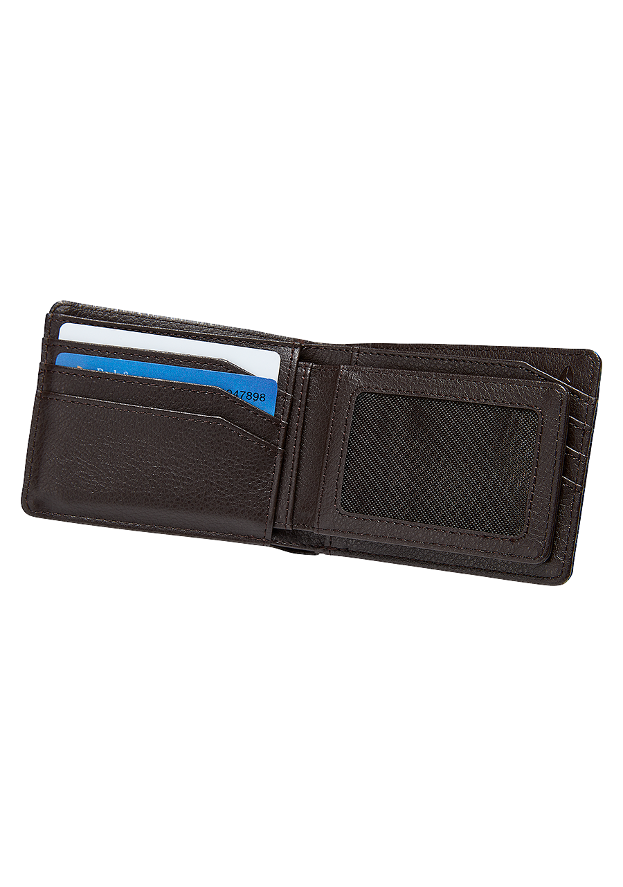 Vegan Leather Wallet for Women & Men - Eco-Friendly Brown RFID Blocking Bifold Wallet - Perfect for Travel, Business & Everyday Use