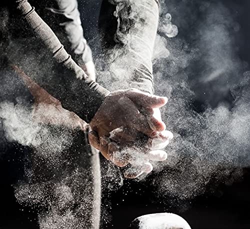 Power Beast Magnesium Carbonate Gym Chalk 300g (10.58oz) - Premium Workout Chalk for Weightlifting, Rock Climbing, Gymnastics & Bouldering | Improves Grip Strength | Ideal for Gym, Climbing & Billiards | Sweat-Absorbing Sports Chalk Powder