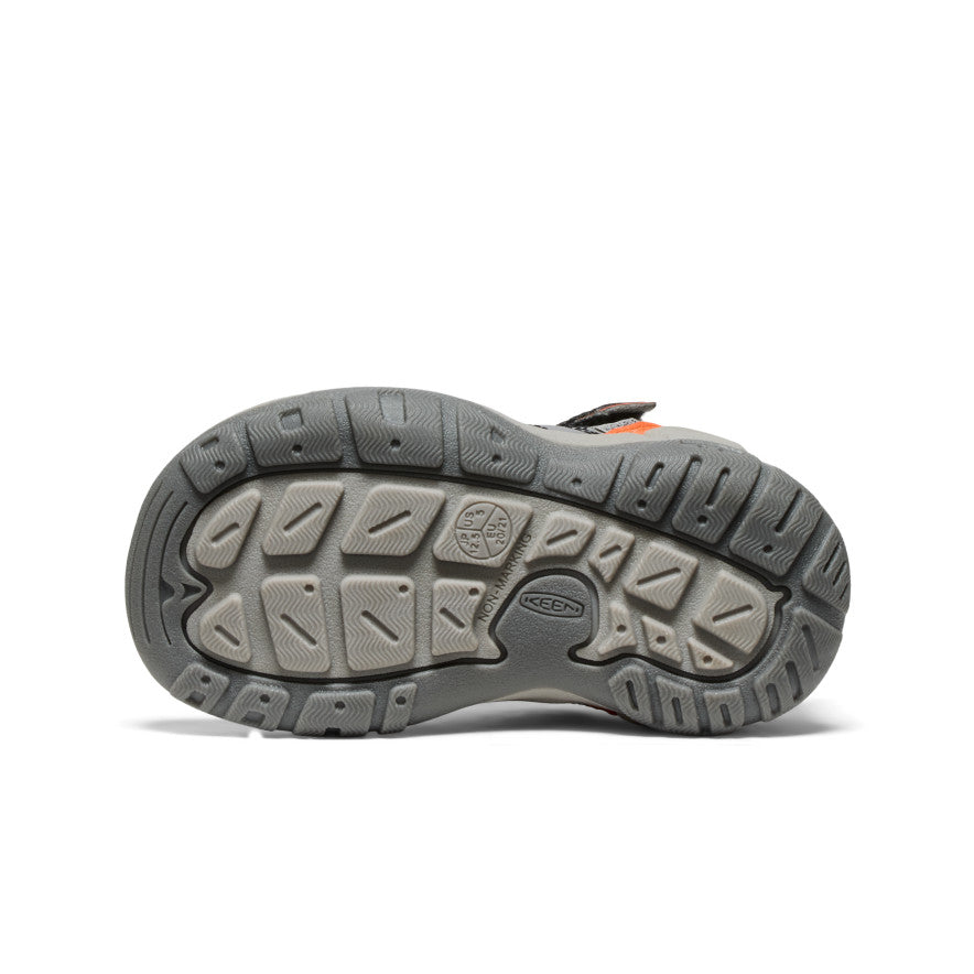 Toddlers' Knotch Peak Sneakers - Non-Slip, Lightweight & Durable Kids Shoes for Boys & Girls | Magnet/Safety Orange | Perfect for Playground, School & Outdoor Activities