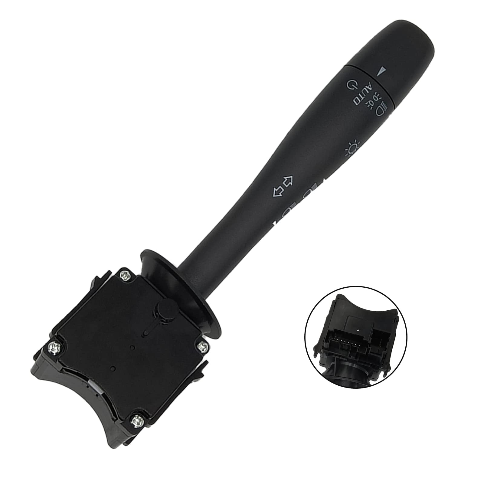 Turn Signal Switch & Headlamp Dimmer Blinker Lever Compatible with 2006-2012 Chevy Malibu, 2006-2010 Pontiac G6, 2007-2009 Saturn Aura - Replaces 20940369, SW8004, D6253E - Perfect for DIY Car Repairs & Vehicle Maintenance