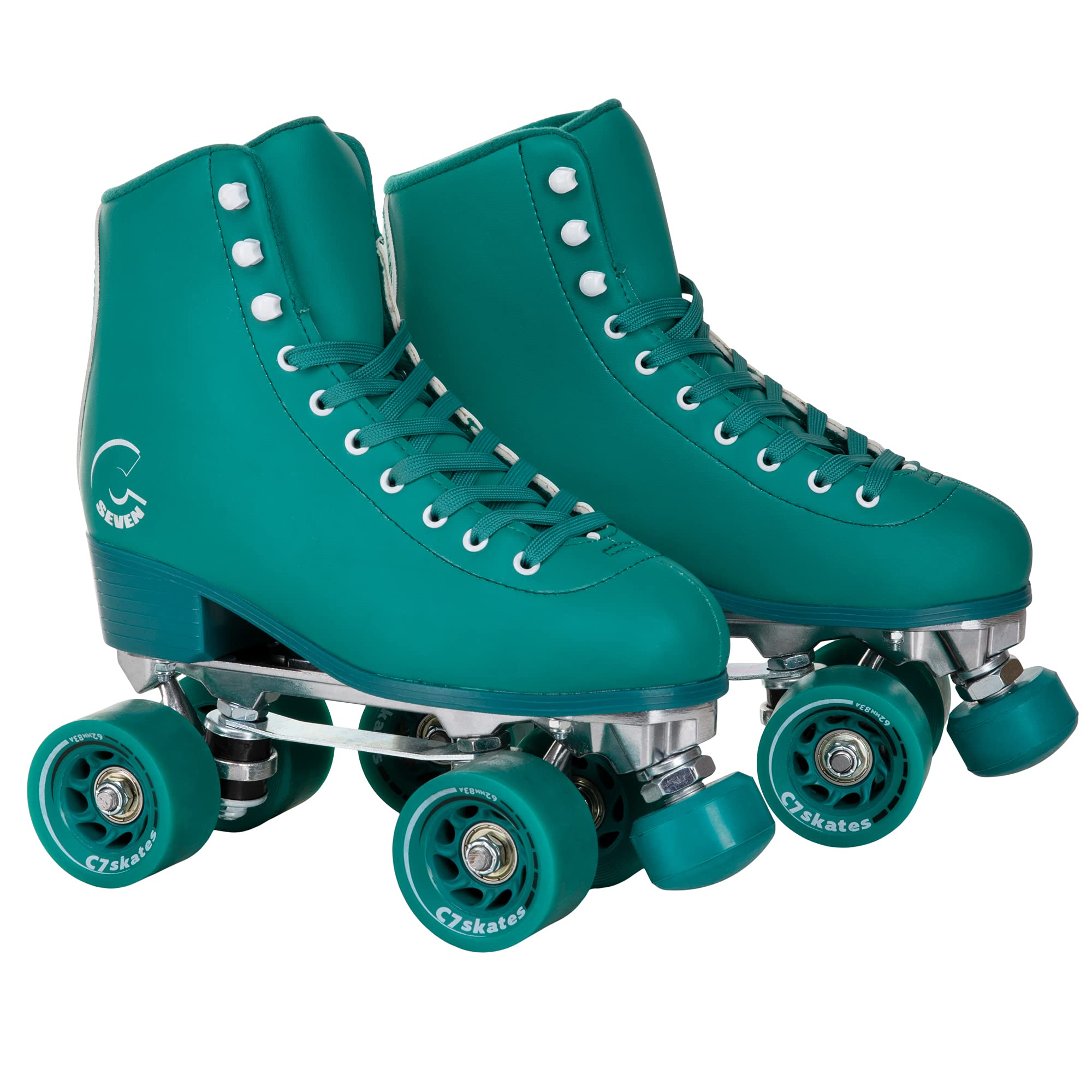 C7 Skates Dark Magic Quad Roller Skates for Outdoor & Rink Skating