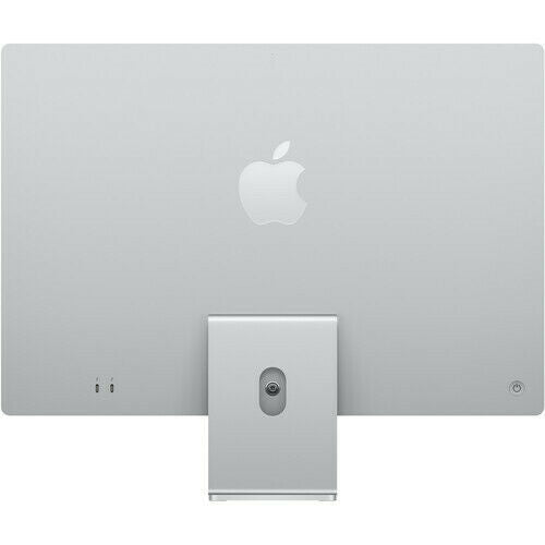 Apple iMac 24-inch (2021) with 4.5K Retina Display - M1 Chip, 8GB RAM, 256GB SSD, 8-Core GPU (MGPC3LL/A) in Silver - Perfect for Home Office, Graphic Design & Video Editing