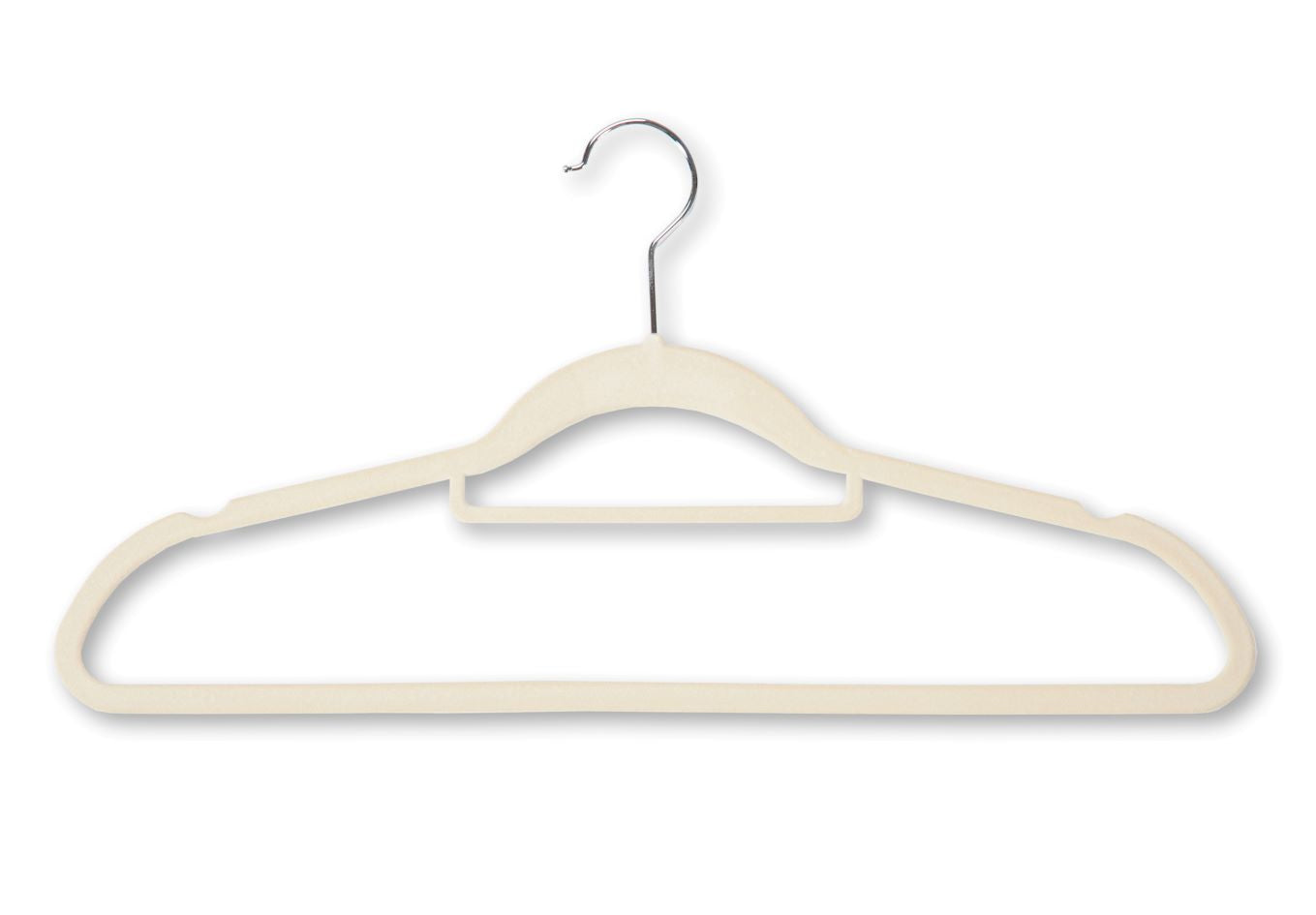 6-Pack Beige Coat Hangers - Space Saving Closet Organizers for Jackets, Shirts & Dresses | Perfect for Home, Office & Travel Use